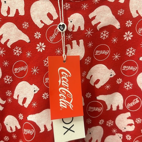 NWT Wildfox Coca-Cola Coke Fifi Aura Orange Red Sweatshirt size Medium - Picture 6 of 12